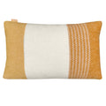Malagoon Festivity cushion - yellow, ochre, off-white - 35x60cm 100% wool