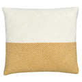 Malagoon Festivity cushion - yellow, ochre, off-white - 45x45cm 100% wool