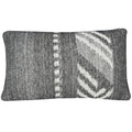 Malagoon cushion Mochica decostripe - anthracite - 35x60cm