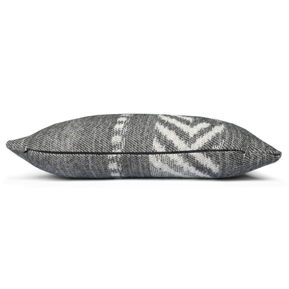Malagoon cushion Mochica decostripe - anthracite - 35x60cm