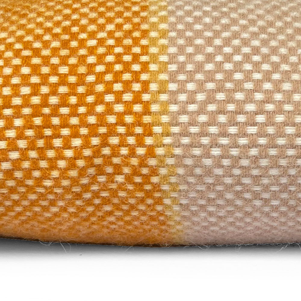 Malagoon Festivity cushion - yellow, ochre - 45x45cm 100% wool