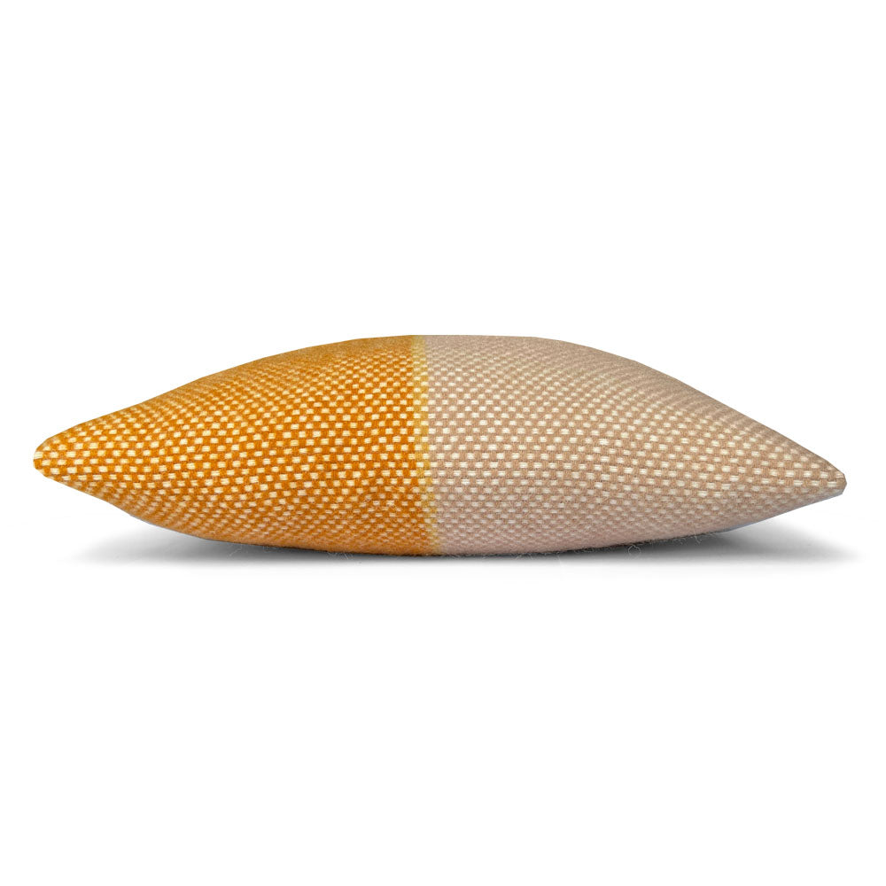 Malagoon Festivity cushion - yellow, ochre - 45x45cm 100% wool