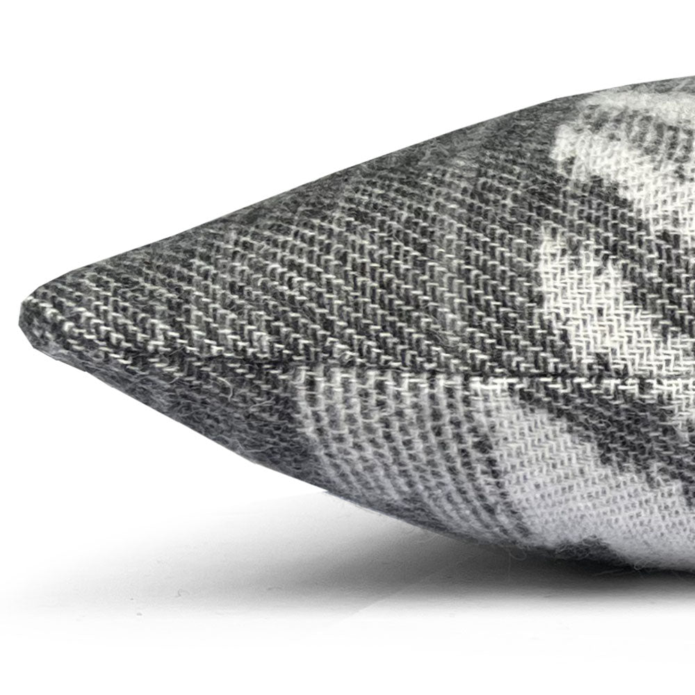 Malagoon cushion Mochica ornament - anthracite - 45x45cm