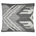 Malagoon cushion Mochica ornament - anthracite - 45x45cm