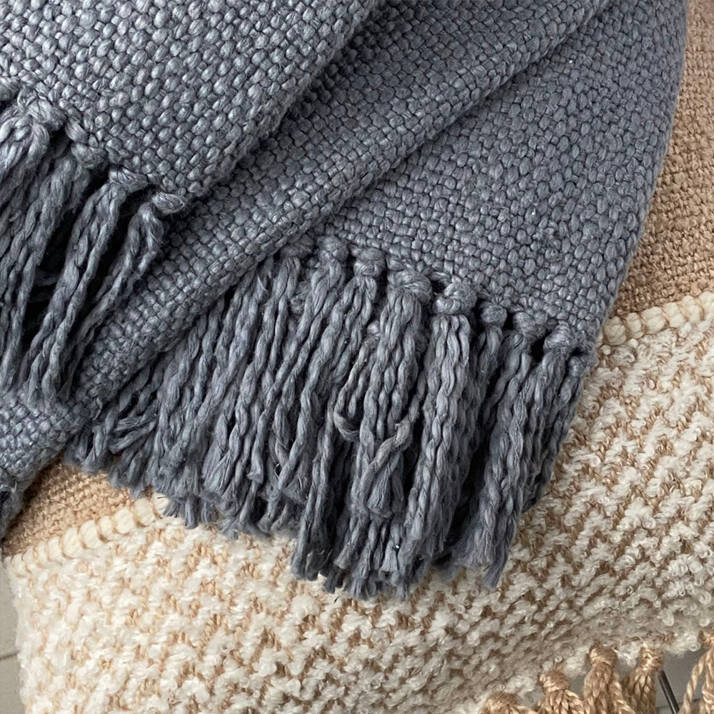 Malagoon throw - agate grey - 127x152cm 100% cotton