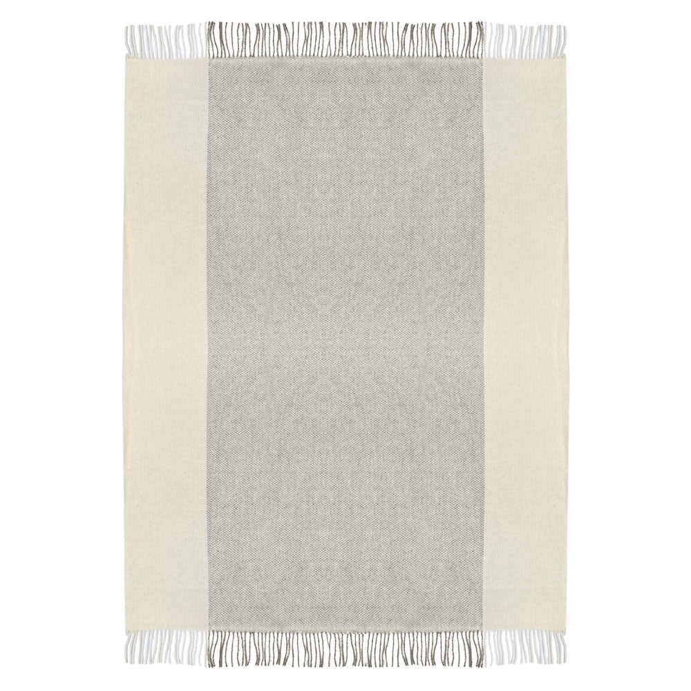 Malagoon throw Easy Nature - grey - 140x200cm 100% wool