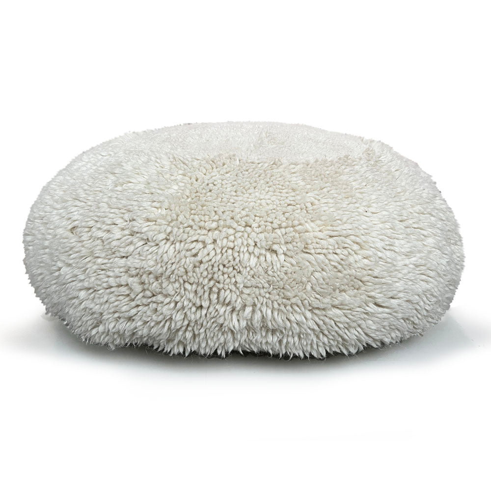 Malagoon Eboya pouf - off-white - Ø 100cm H 45cm 100% wool