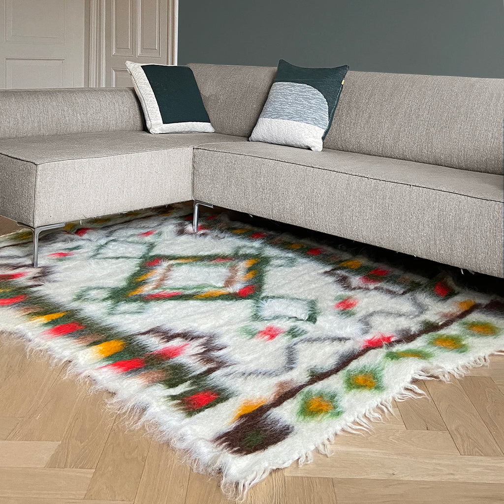 Malagoon rug Multicolor Miracle - off-white, multicolour - 150x200cm 100% wool
