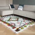 Malagoon rug Multicolor Miracle - off-white, multicolour - 150x200cm 100% wool