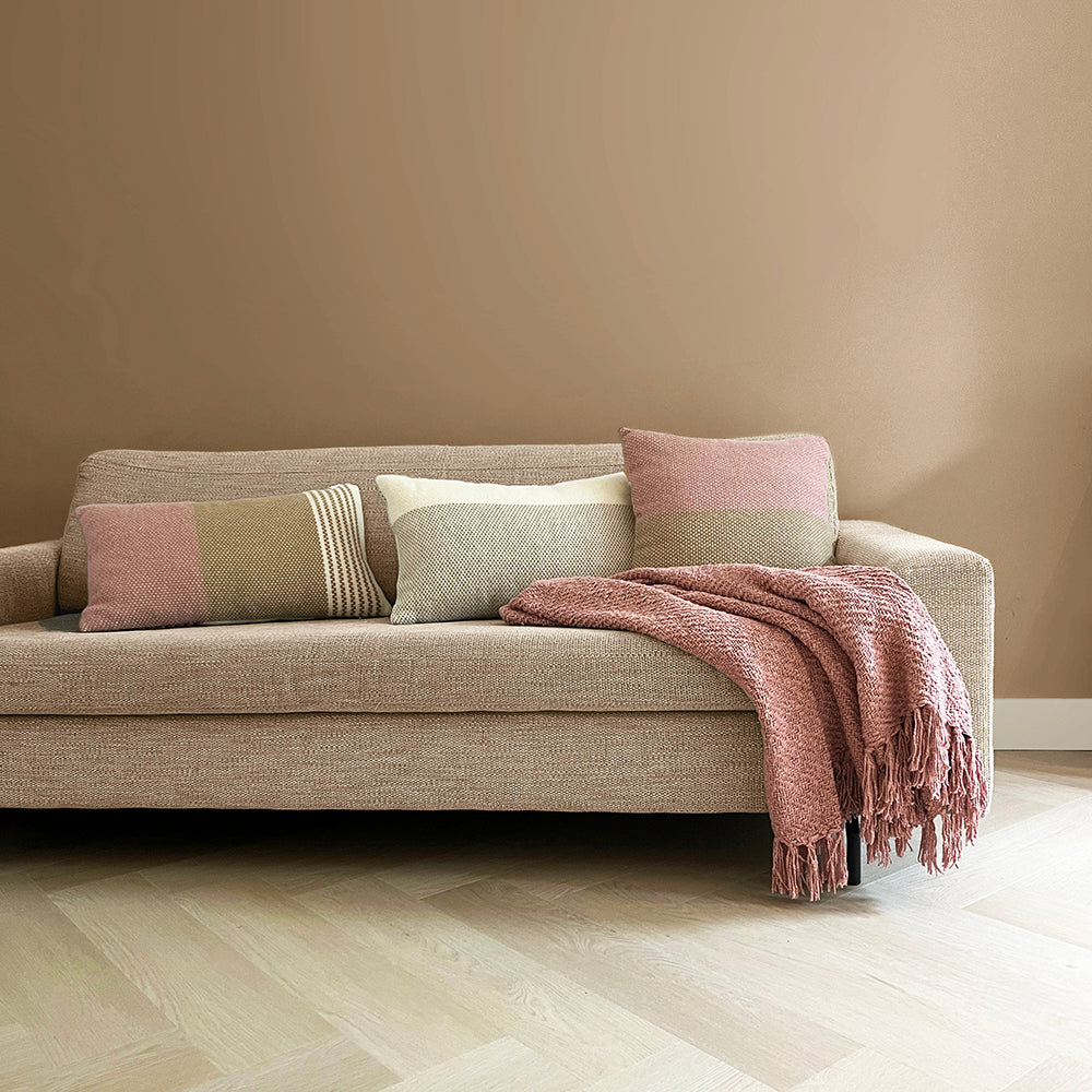 Malagoon Easy Nature cushion - beige - 35x60cm wool