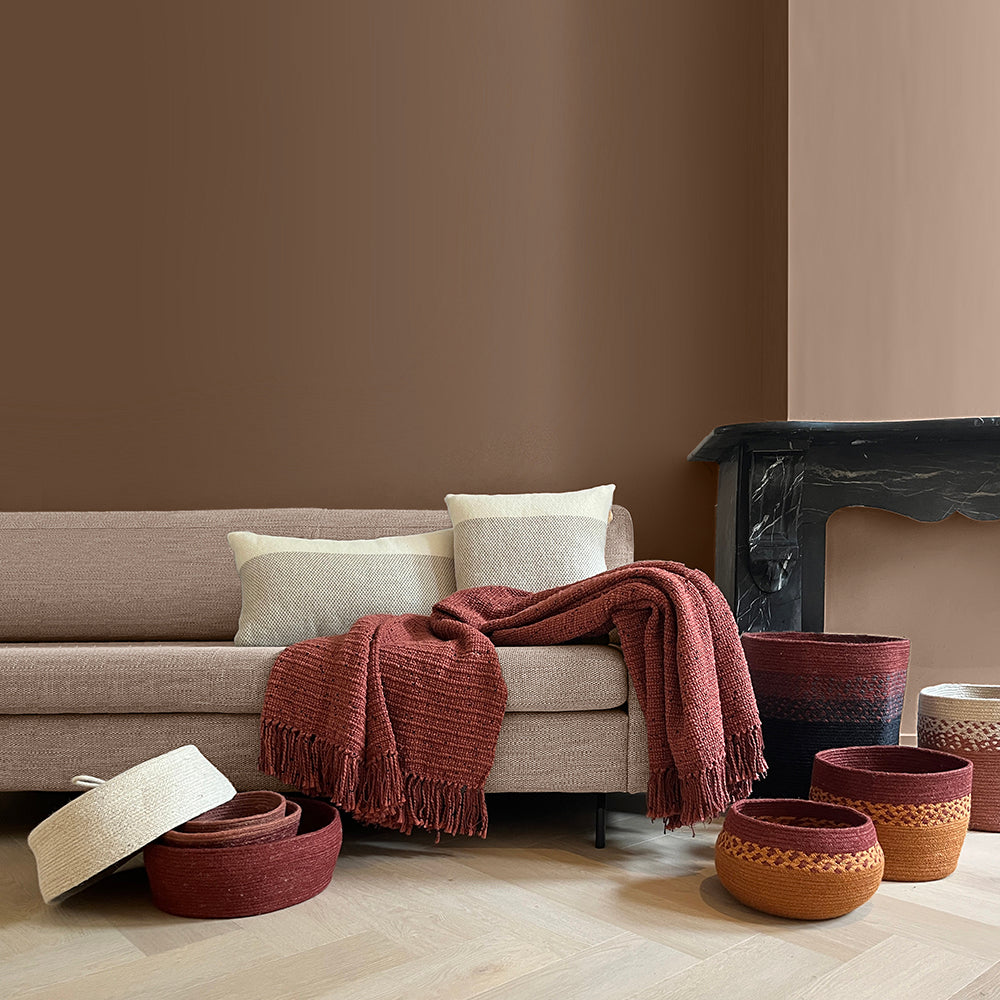 Malagoon Easy Nature cushion - beige - 35x60cm wool