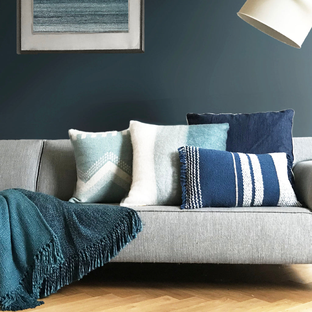 Malagoon throw Marble - dark blue - 125x150cm