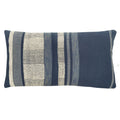 Malagoon cushion - midnight blue textured - 35x60cm
