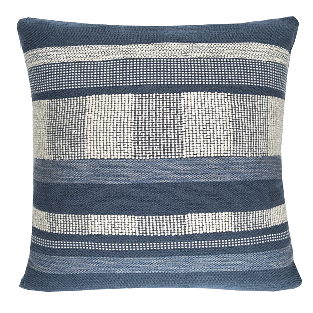 Malagoon cushion - midnight blue textured - 50x50cm