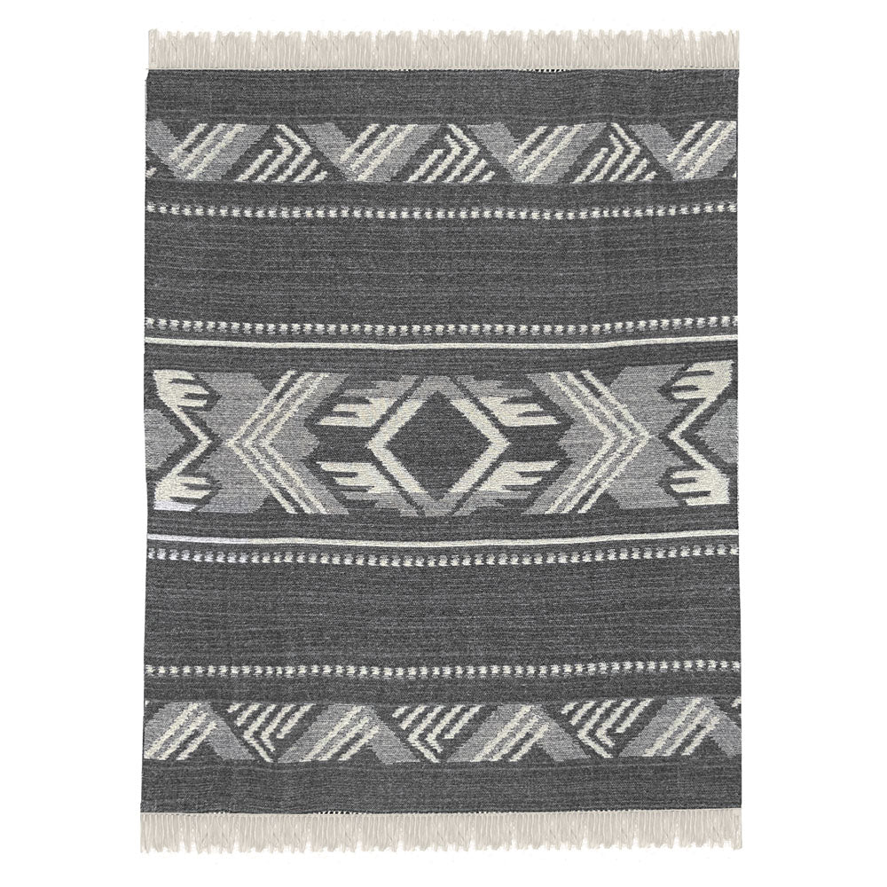 Malagoon throw Mochica - anthracite - 140x200cm Merino Wool