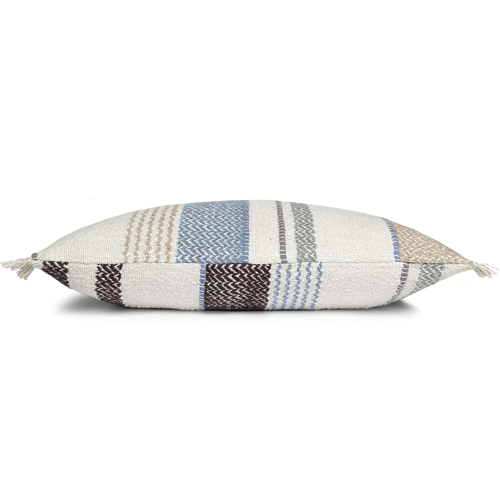Malagoon Seasight cushion - multicolour bouclé - 40x70cm
