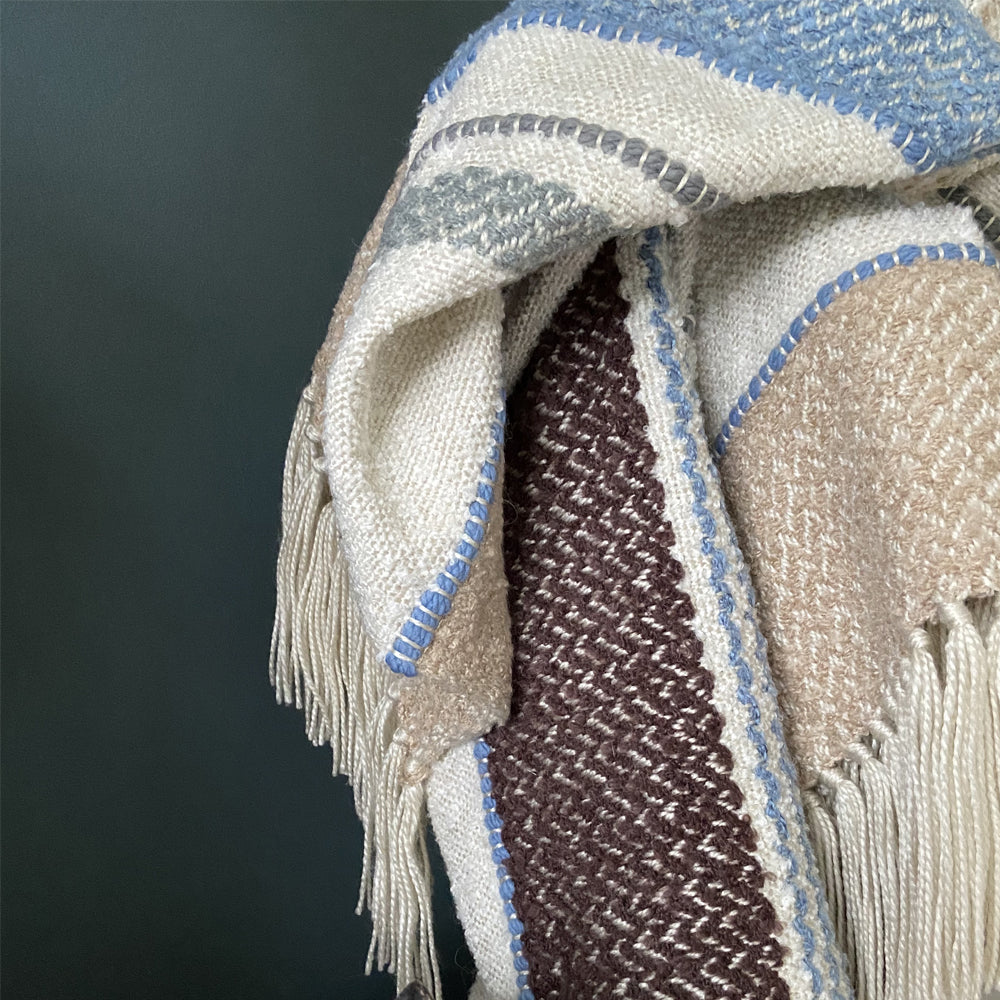 Malagoon Seasight throw - multicolour bouclé - 125x150cm