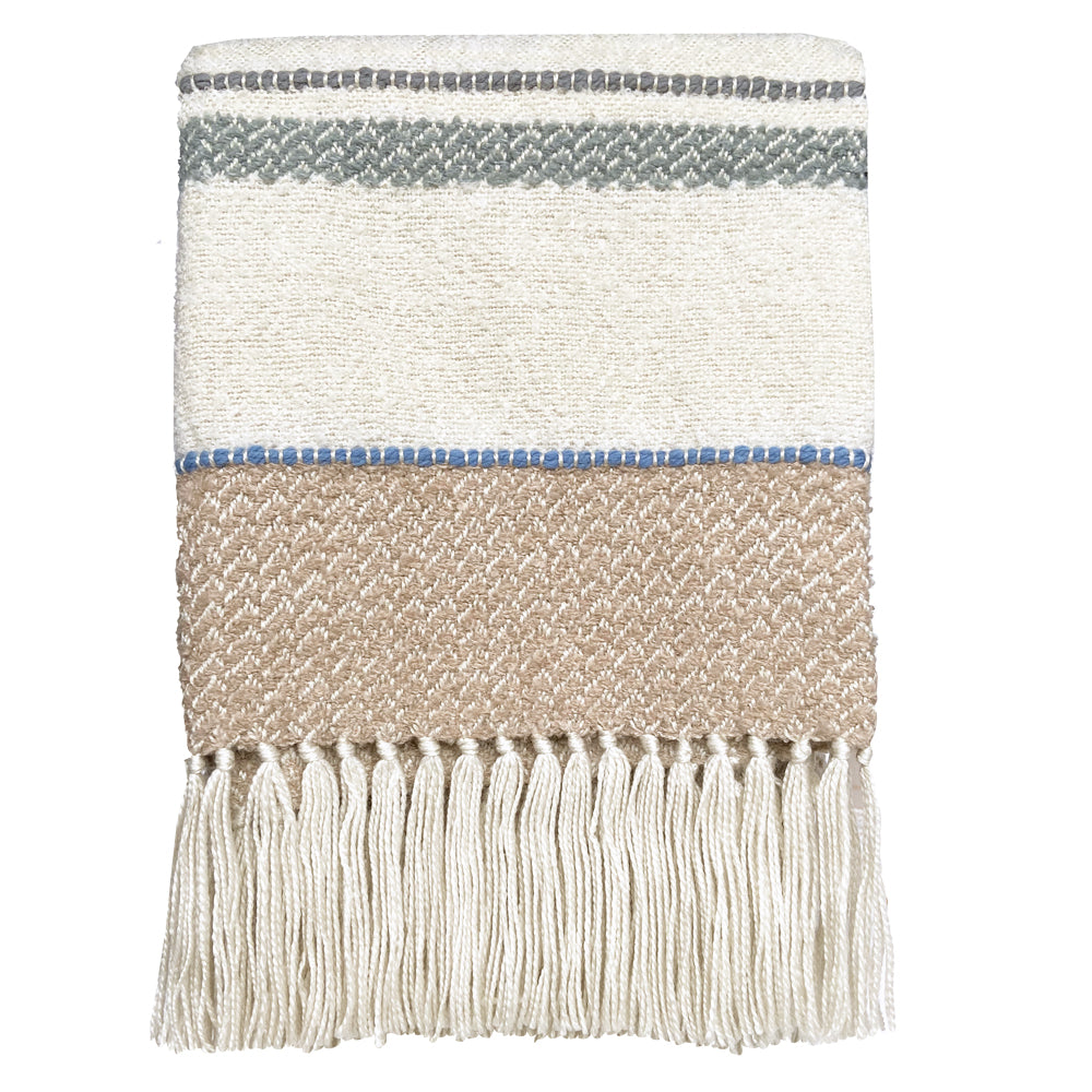Malagoon Seasight throw - multicolour bouclé - 125x150cm