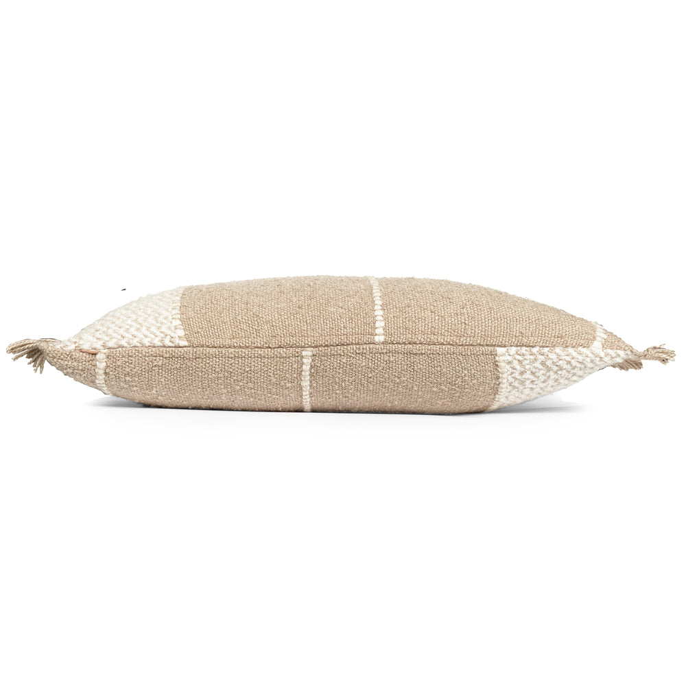 Malagoon Berber cushion - oat beige - 35x60cm
