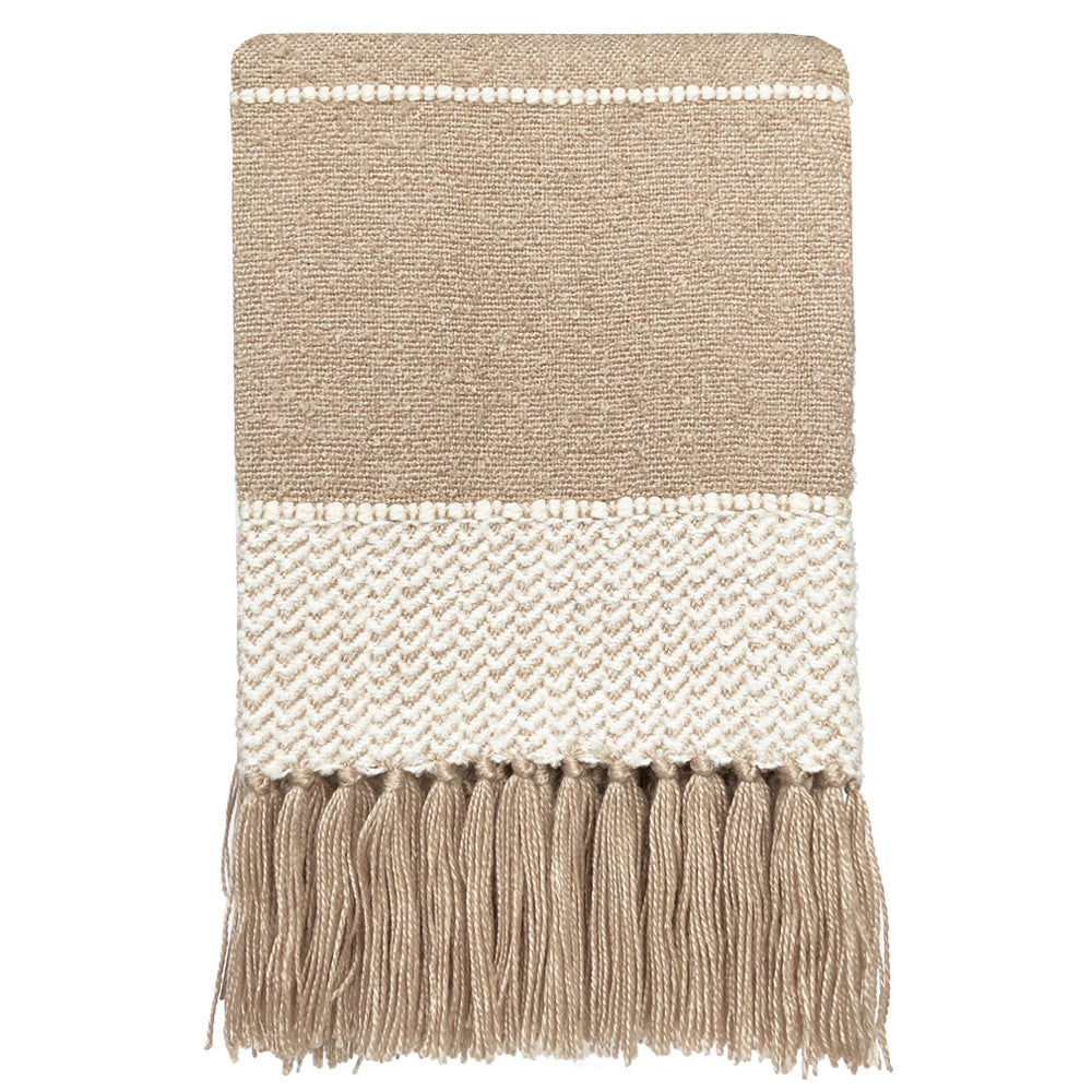 Malagoon throw Berber - oat beige - 125x150cm