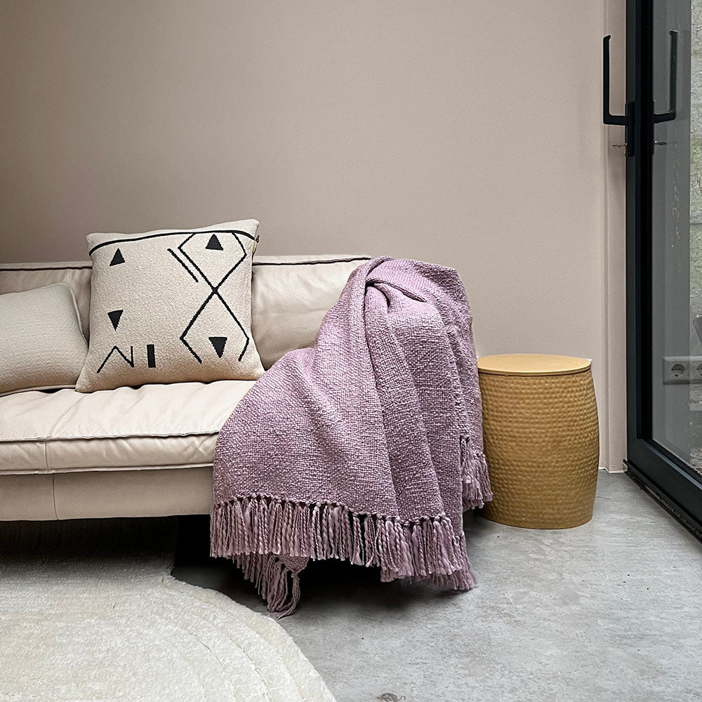 Malagoon throw Orchid - lilac - 125x150cm 100% recycled