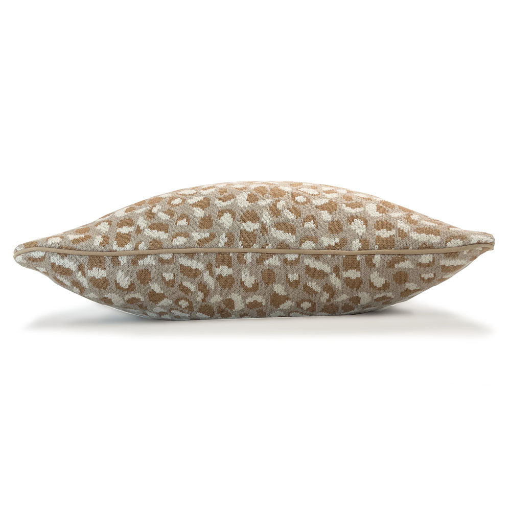 Malagoon cushion Primitive dot - fudge - 50x50cm 100% organic cotton