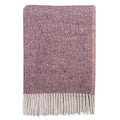 Malagoon throw - rosewood - 130x170cm recycled wool