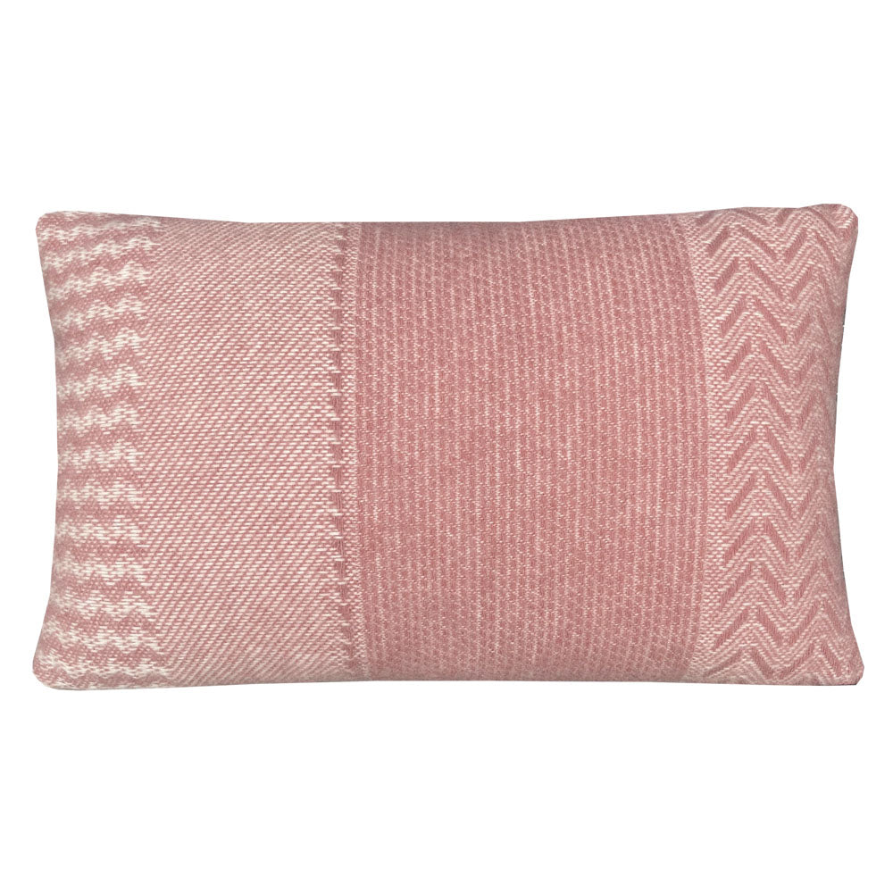 Malagoon Uptown cushion - pink - 35x60cm 100% wool