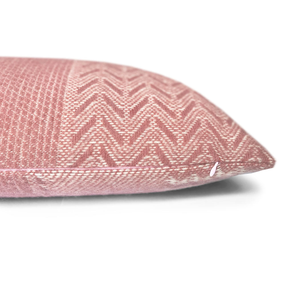 Malagoon Uptown cushion - pink - 35x60cm 100% wool