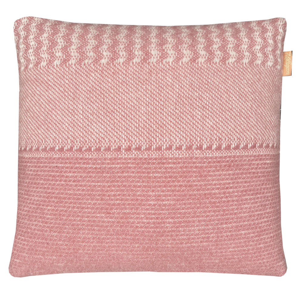 Malagoon Uptown cushion - pink - 45x45cm 100% wool
