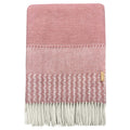 Malagoon Uptown throw - pink - 140x200cm 100% wool