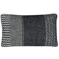 Malagoon Uptown cushion - black - 35x60cm 100% wool