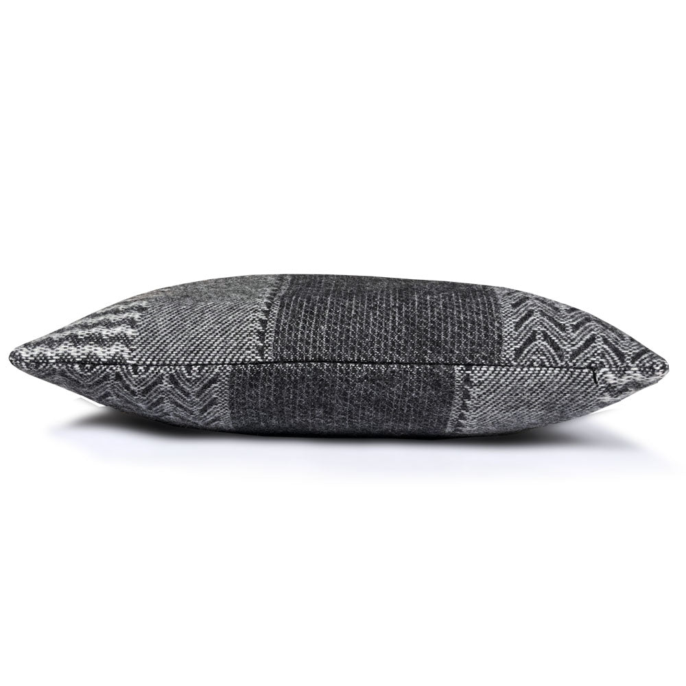 Malagoon Uptown Cushion - Black - 35x60cm 100% Wool