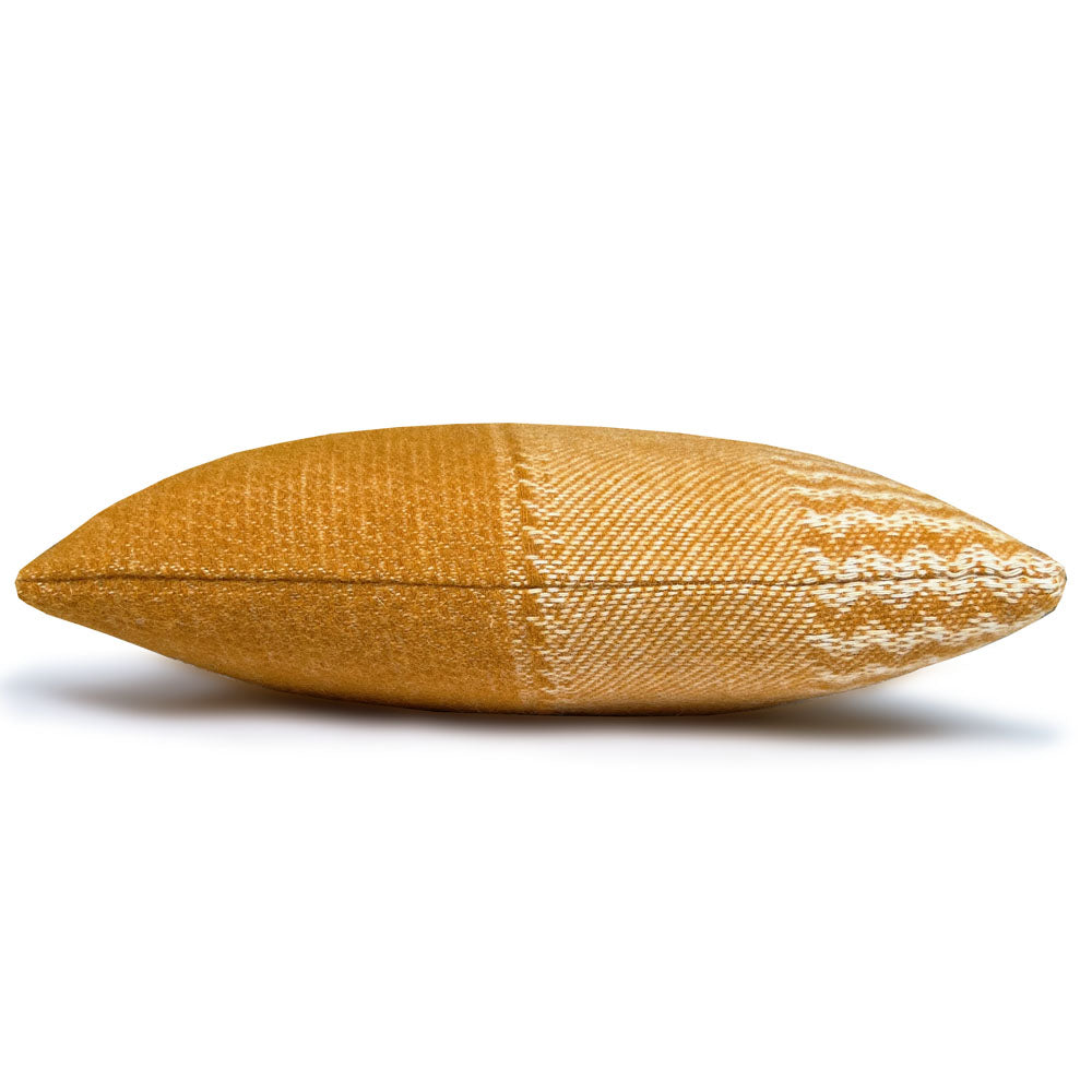 Malagoon Uptown cushion - ochre - 45x45cm 100% wool