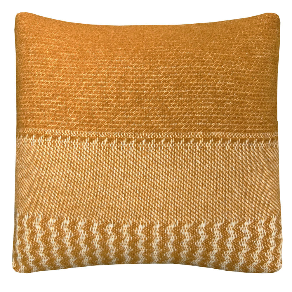 Malagoon Uptown cushion - ochre - 45x45cm 100% wool