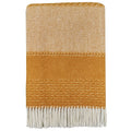 Malagoon Uptown throw - ochre - 140x200cm 100% wool