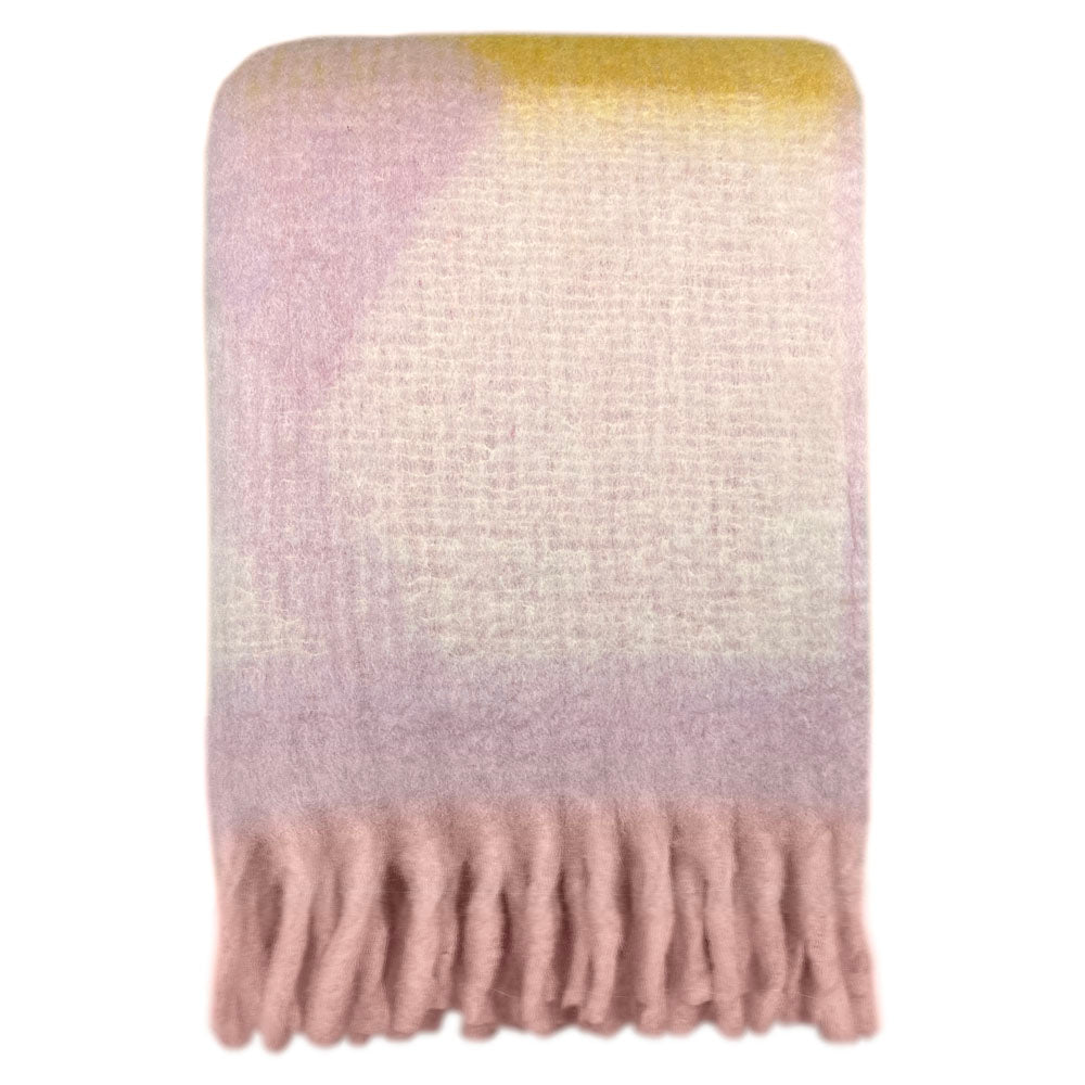 Malagoon Zapotec throw - soft lilac - 100% recycled