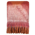 Malagoon Zapotec throw - soft spicy red - 100% recycled