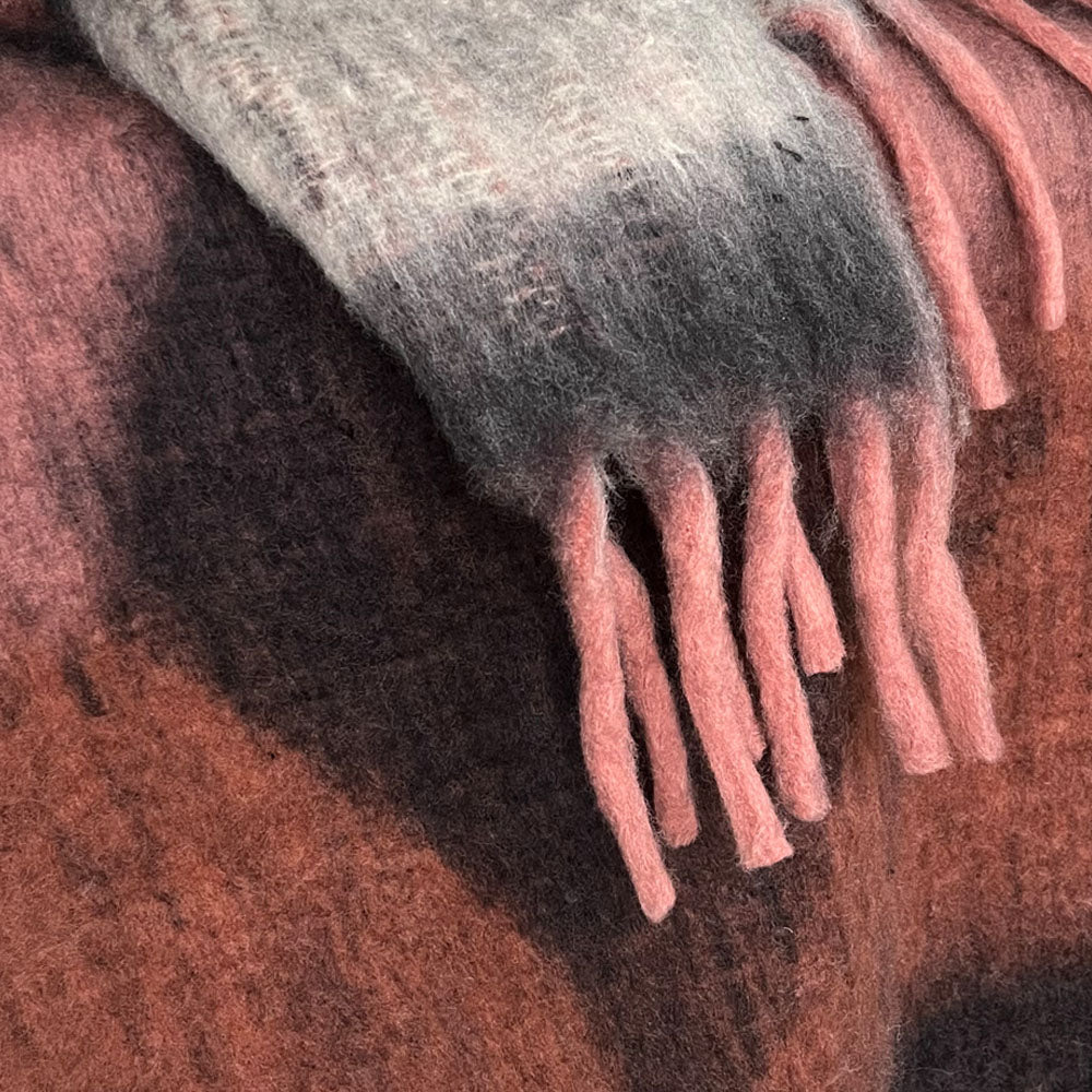 Malagoon Zapotec throw - soft black - 100% recycled