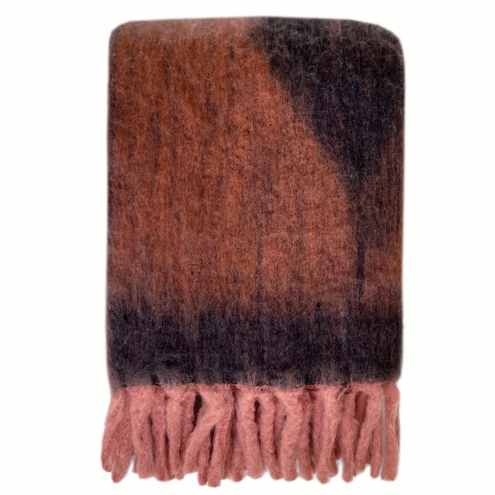 Malagoon Zapotec throw - soft black - 100% recycled