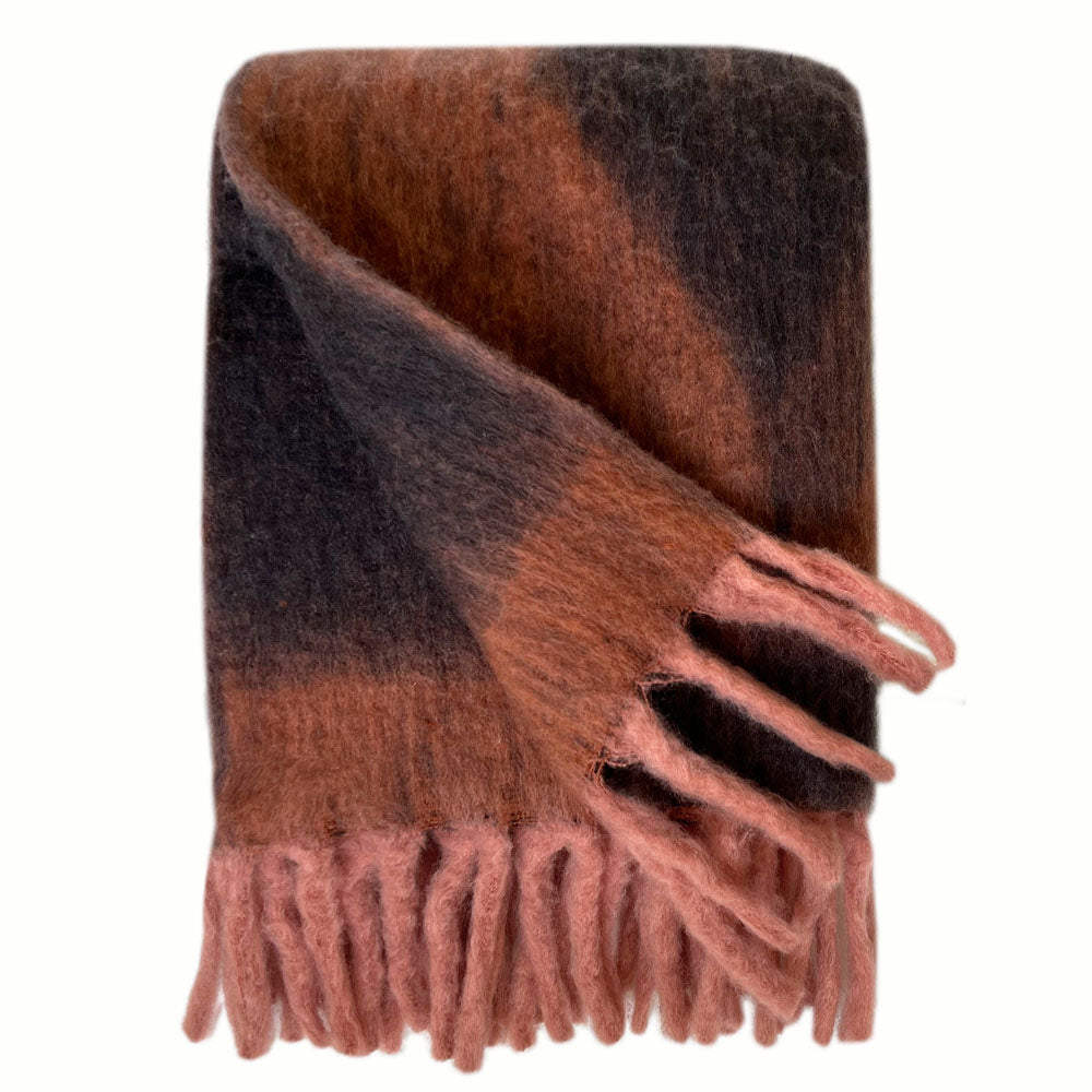 Malagoon Zapotec throw - soft black - 100% recycled
