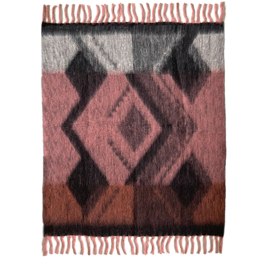 Malagoon Zapotec throw - soft black - 100% recycled
