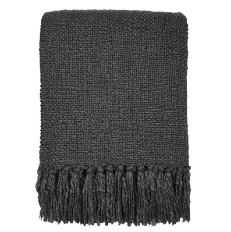 Malagoon throw Slate - anthracite - 125x150cm