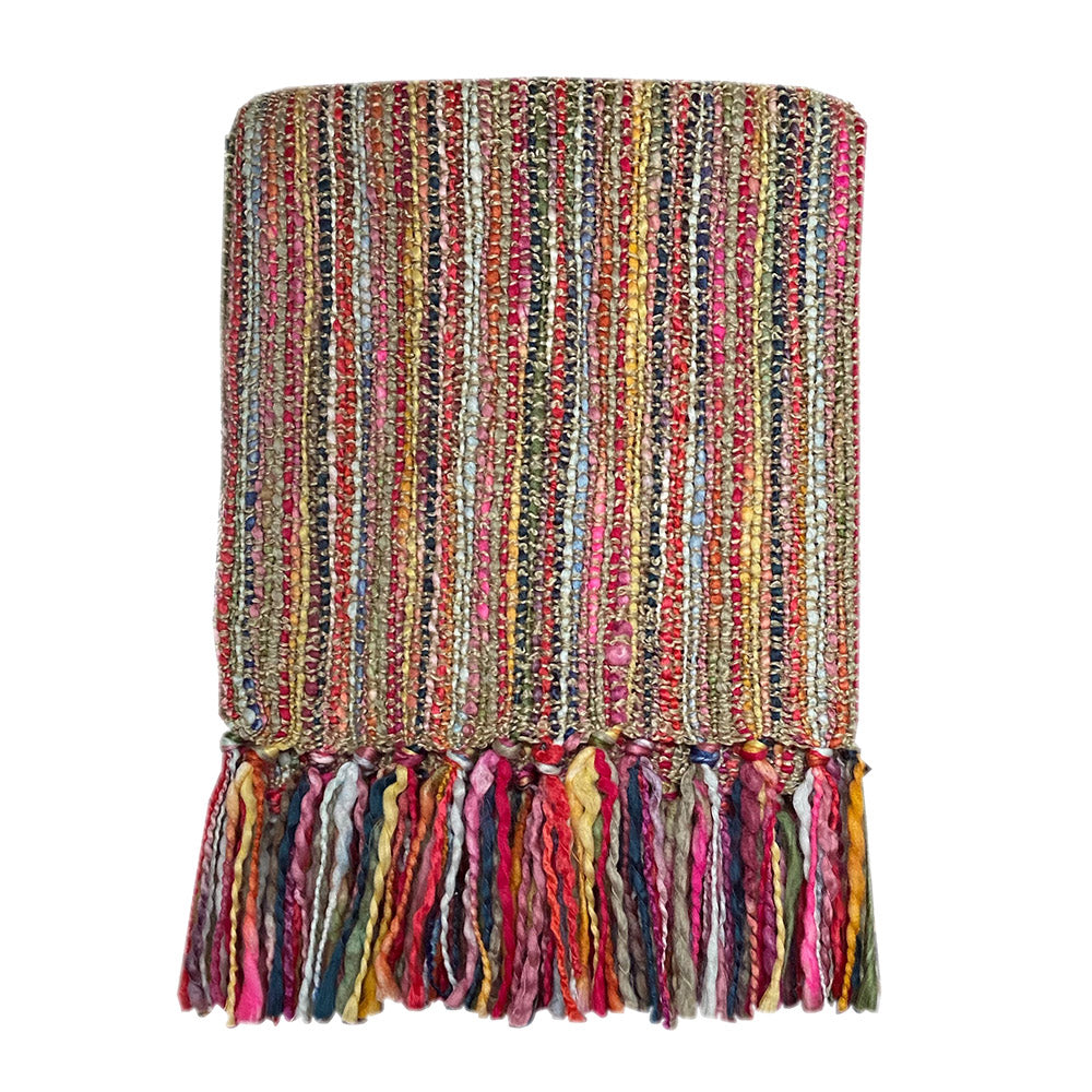 Malagoon throw Fun - beige mélange - 125x150cm