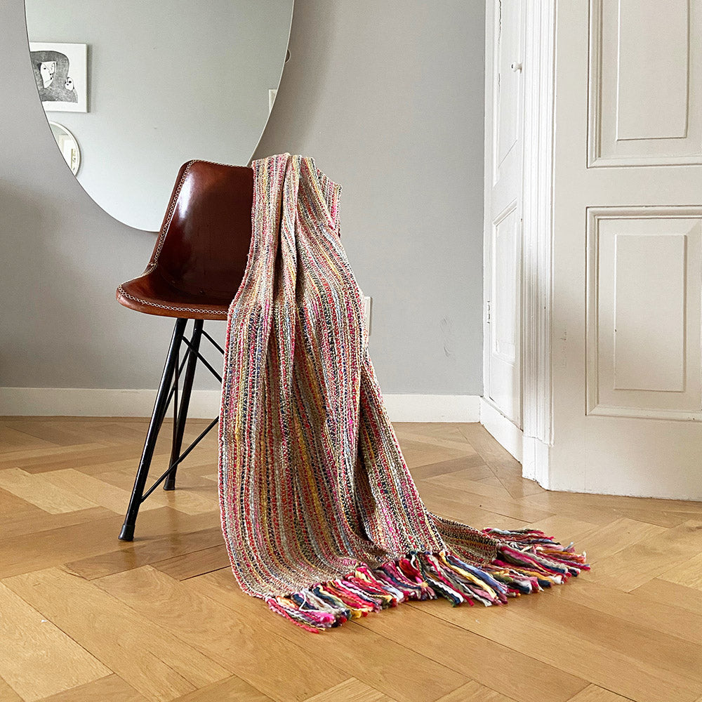 Malagoon throw Fun - beige mélange - 125x150cm