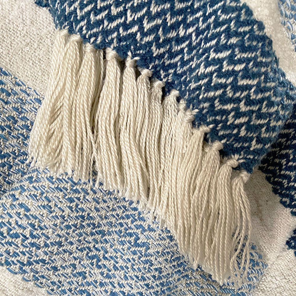 Malagoon throw Berber - blue - 125x150cm
