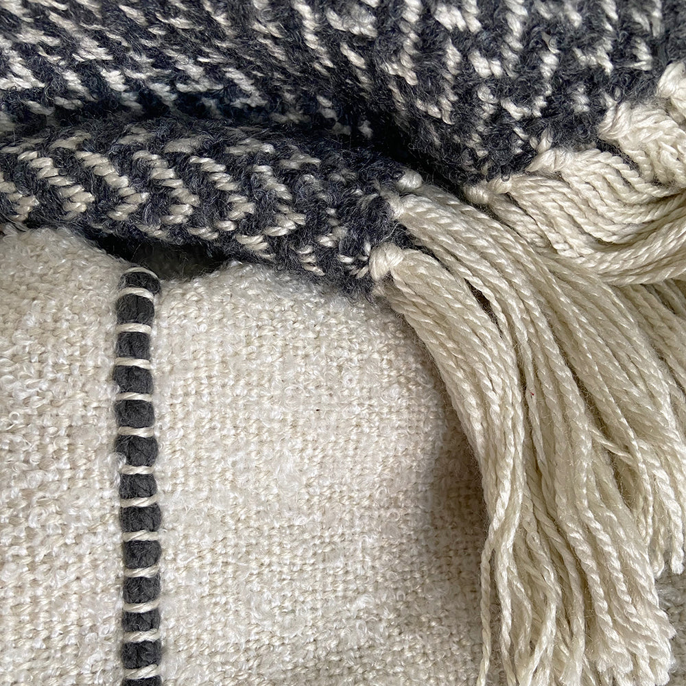 Malagoon throw Berber - white - 125x150cm