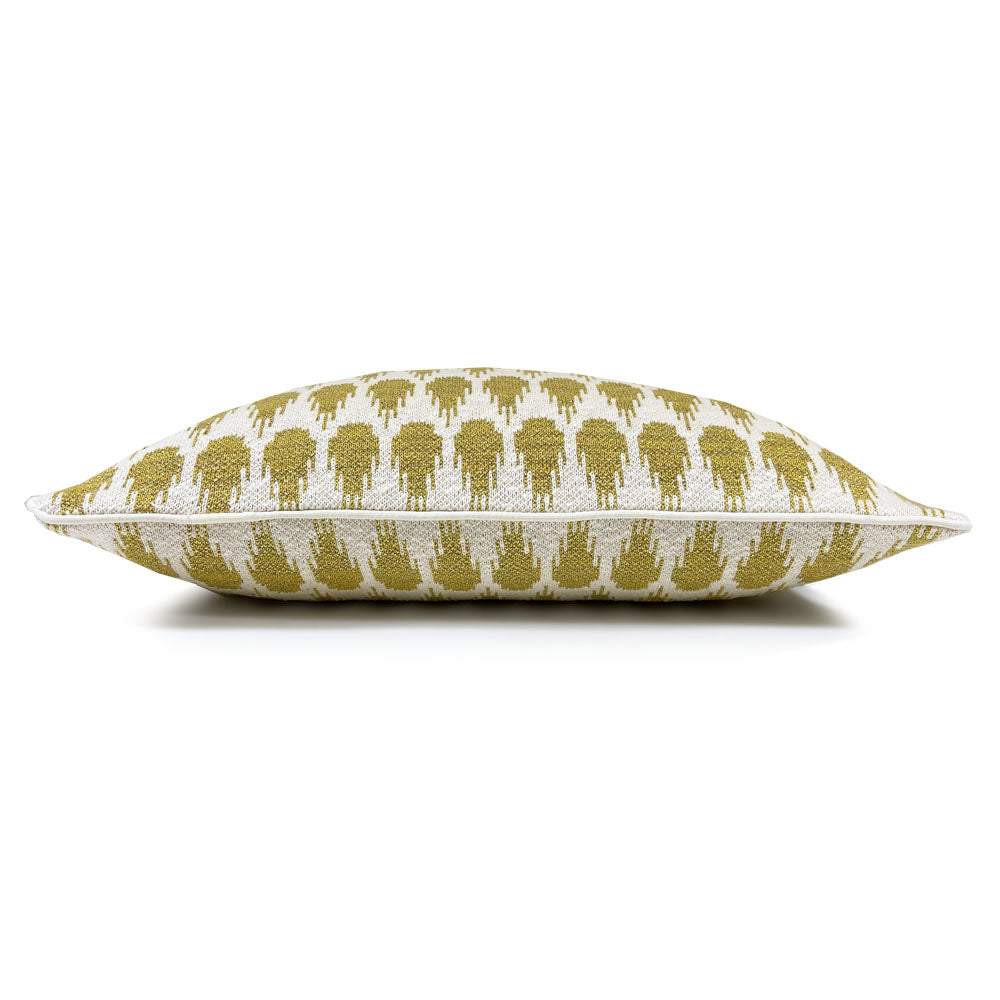 Malagoon Botanic mini cushion - gold - 35x60cm 100% organic cotton