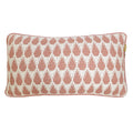 Malagoon Botanic mini cushion - pink - 35x60cm 100% organic cotton