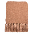 Malagoon throw Solid - brushed pink - 125x150cm